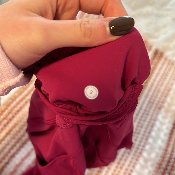 Lululemon Fast and Free 23” Ripened Raspberry - Picture 5 of 5